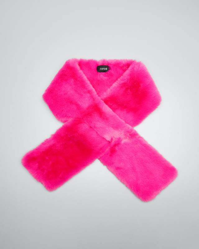 Faux-Fur Pull-Through Scarf